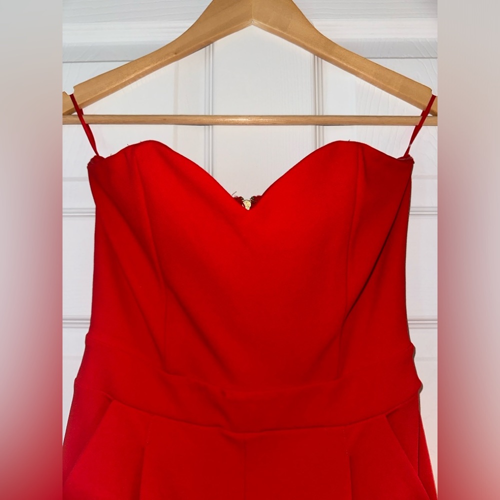Express Red jumpsuit - Picture 3 of 6